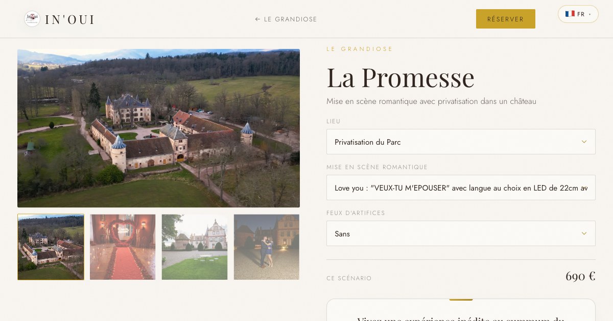 In'oui : demandes en mariage sur mesure à Strasbourg, réservation en ligne